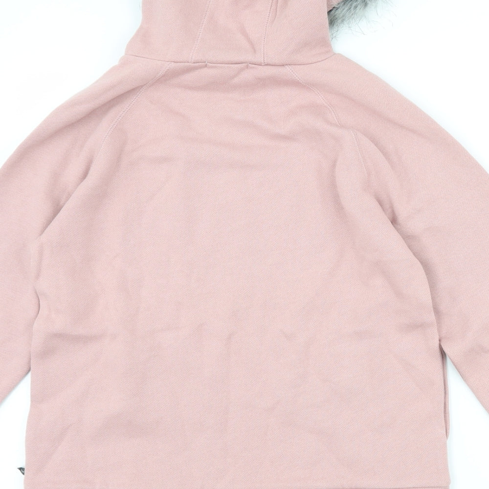 Belino Womens Pink   Pullover Hoodie Size M  - slogan