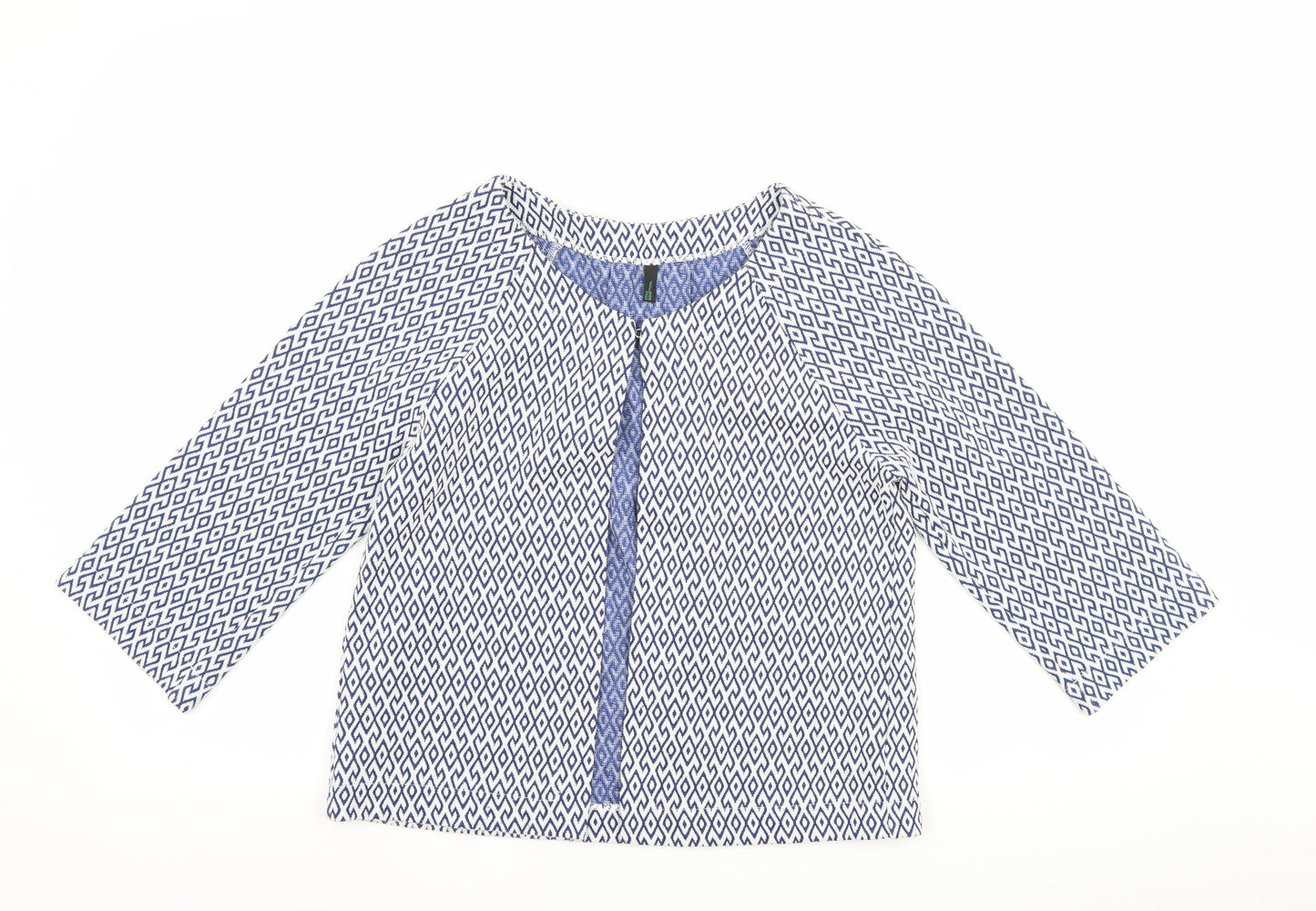 Womens UK Size XS United Colors of Benetton Blue Jacket