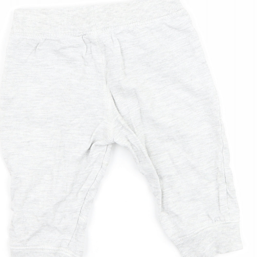 Blue Zoo Baby Grey   Jogger Trousers Size 6-9 Months