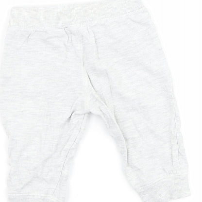 Blue Zoo Baby Grey   Jogger Trousers Size 6-9 Months