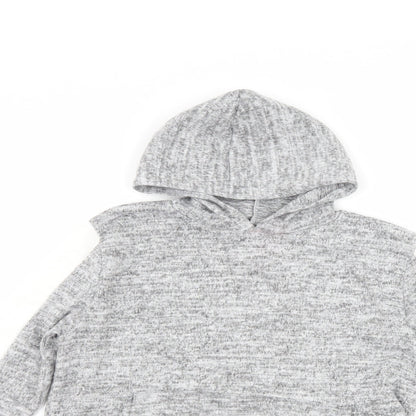 PRETTYLITTLETHING Womens Grey   Pullover Hoodie Size 6