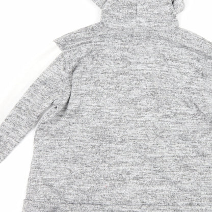 PRETTYLITTLETHING Womens Grey   Pullover Hoodie Size 6
