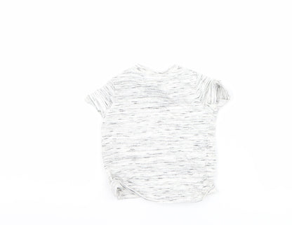 F&F Baby Grey   Basic T-Shirt Size 3-6 Months  - graphic