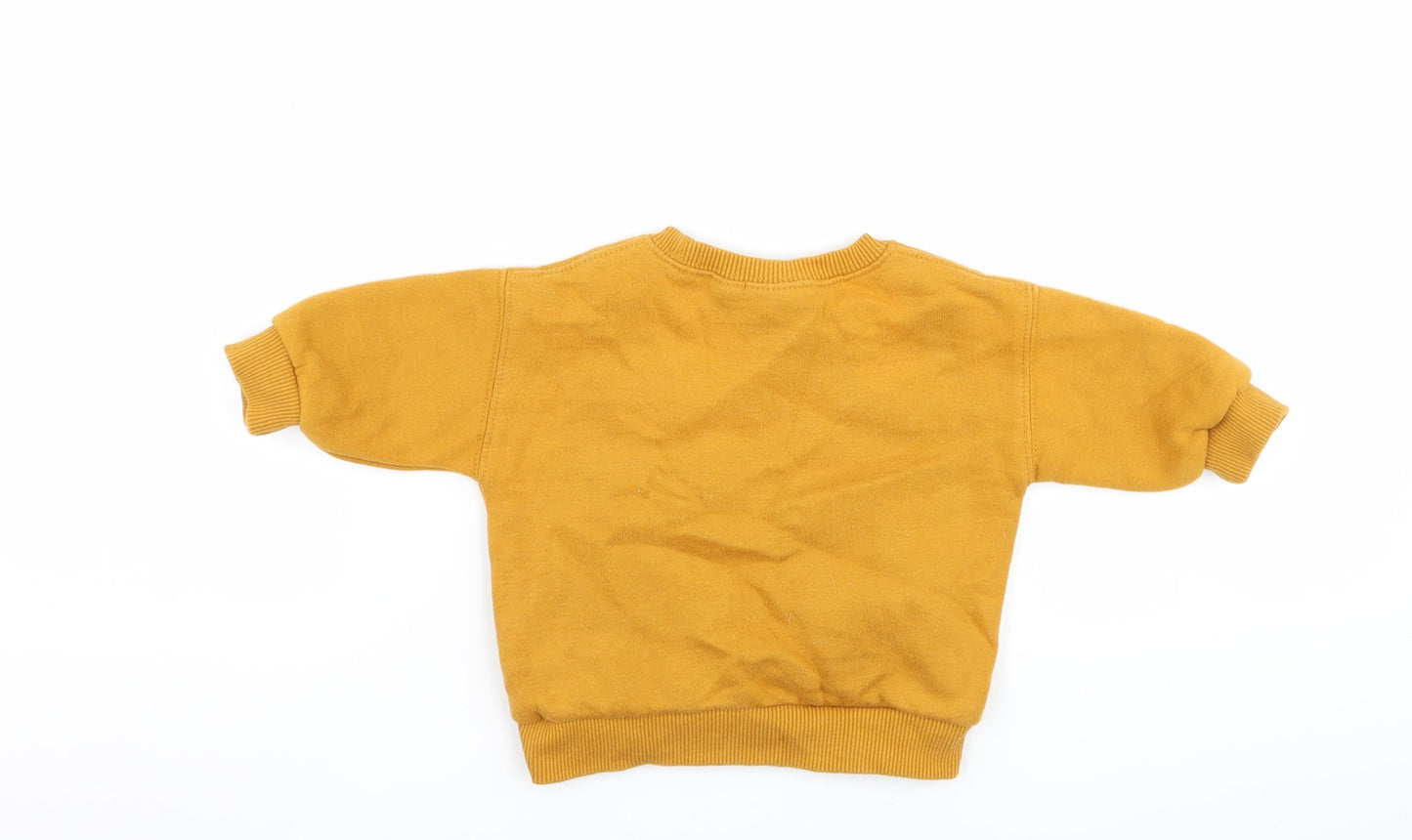 F&F Baby Yellow   Pullover Jumper Size 3-6 Months  - Tiger