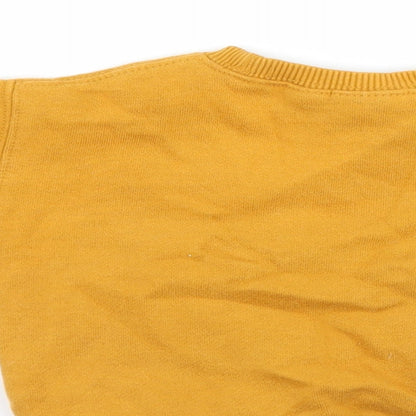 F&F Baby Yellow   Pullover Jumper Size 3-6 Months  - Tiger