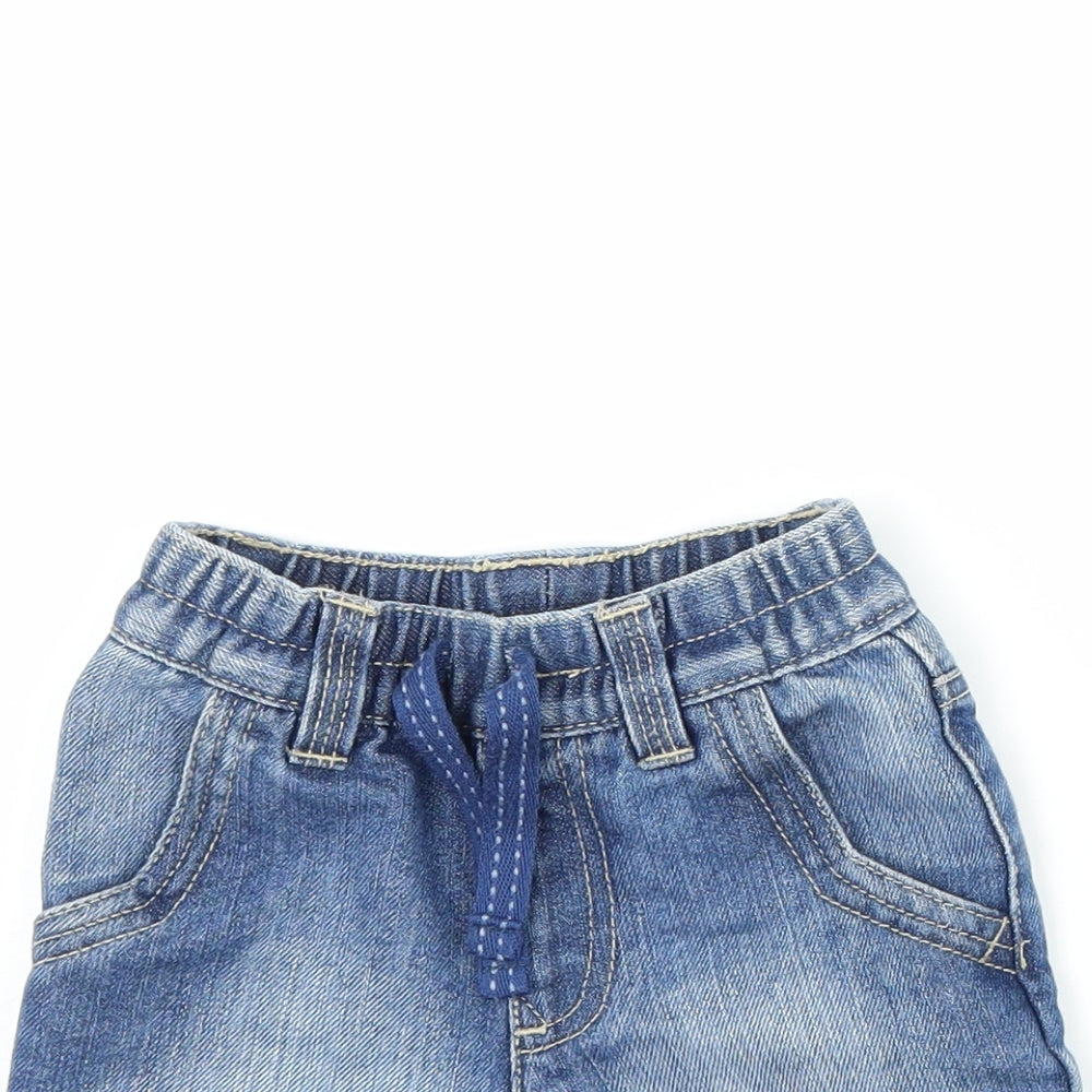 George Boys Blue  Denim Cropped Jeans Size 18-24 Months