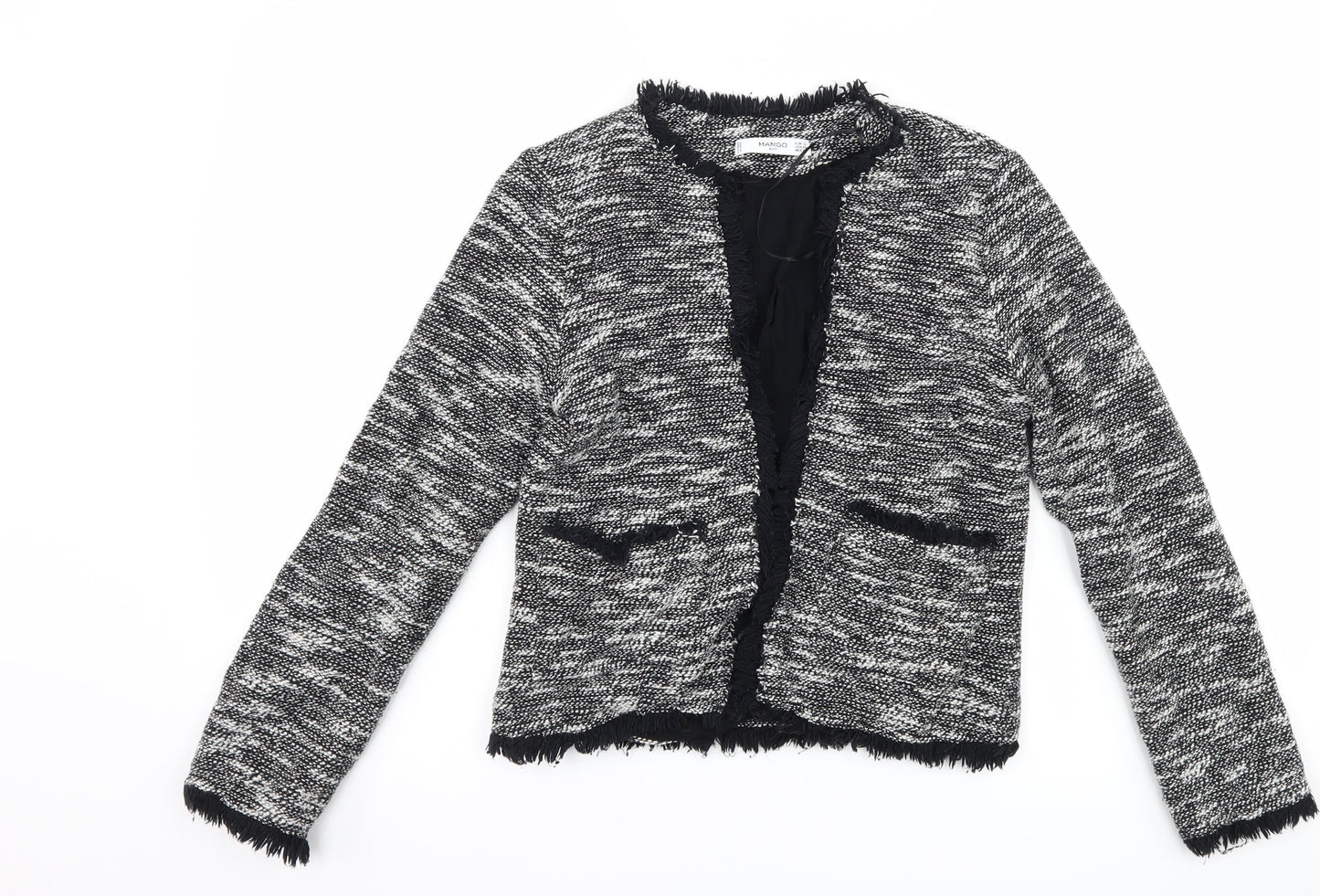 Womens UK Size S Mango Black Jacket