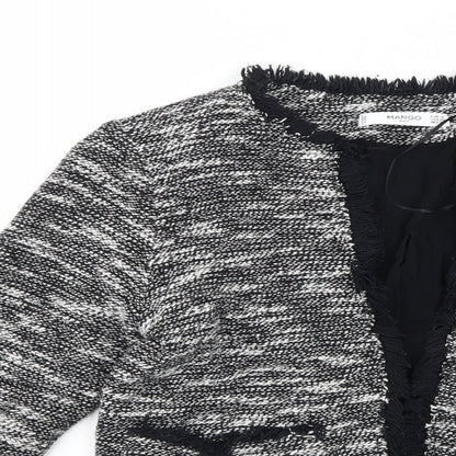 Womens UK Size S Mango Black Jacket