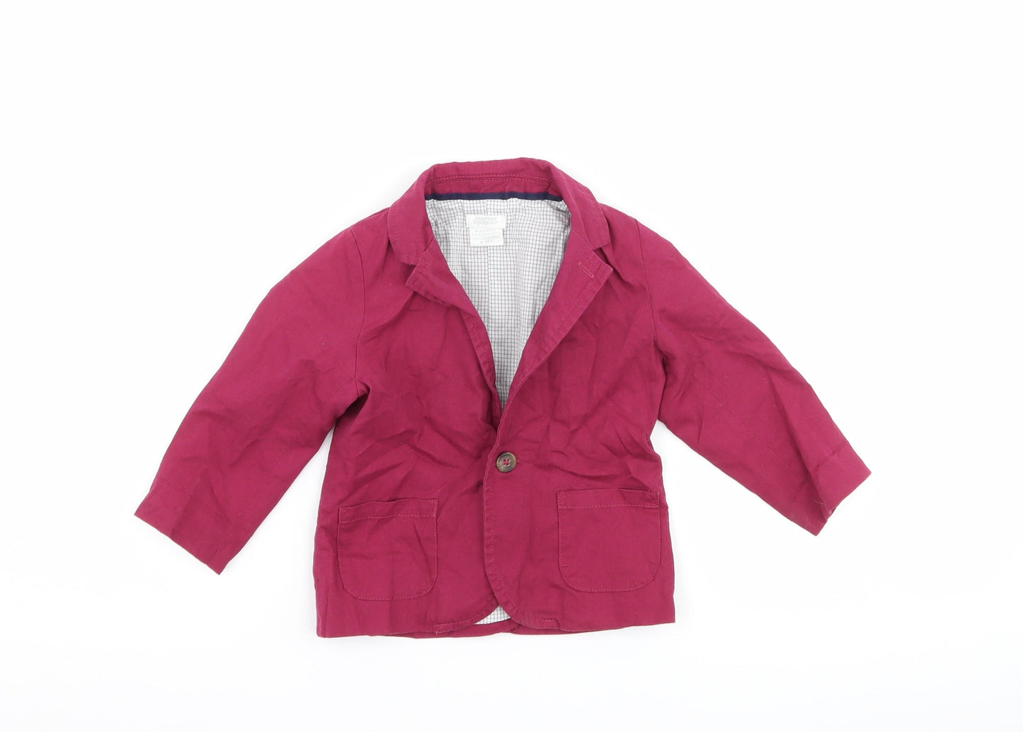 mamas & papas Girls Purple   Jacket  Size 9-12 Months