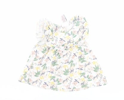Tommy Bahama Girls White Floral  Basic Tank Size 2-3 Years