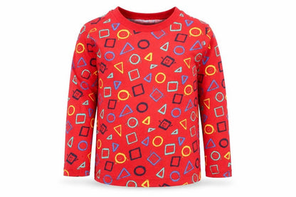 George Boys Red Colourblock  Basic T-Shirt Size 4-5 Years