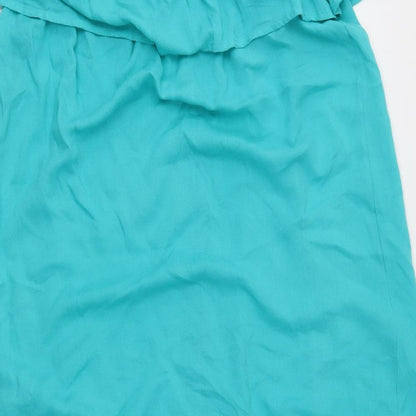 Papaya Womens Blue   Shirt Dress  Size 12