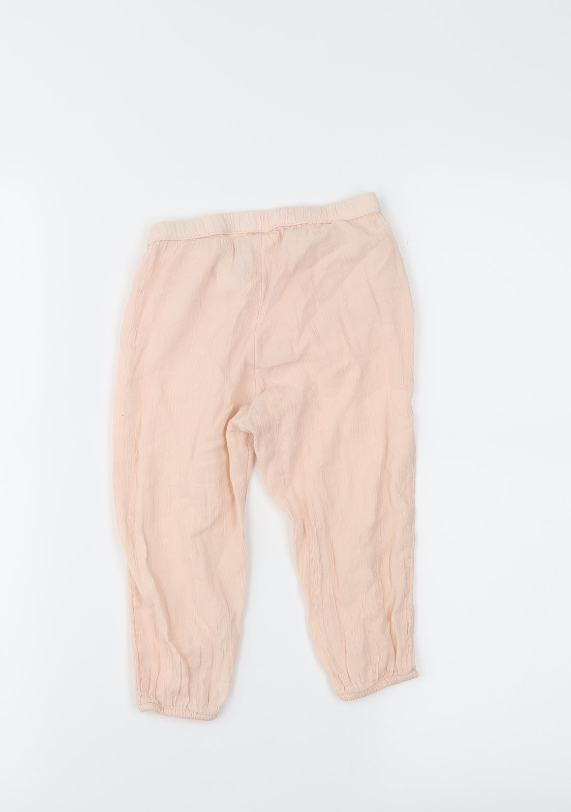H&M Girls Pink   Jogger Trousers Size 18 Months