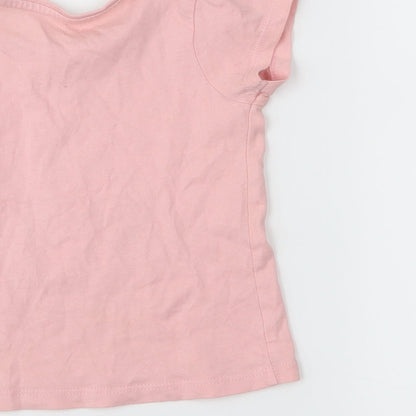 Primark Girls Pink   Basic T-Shirt Size 12-18 Months