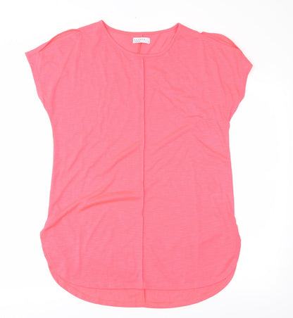 Papaya Womens Pink   Basic Blouse Size M  - Florescent Pink