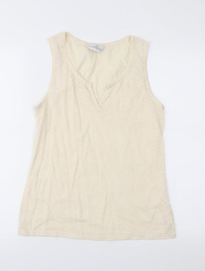 NEXT Womens Ivory   Basic Tank Size 10