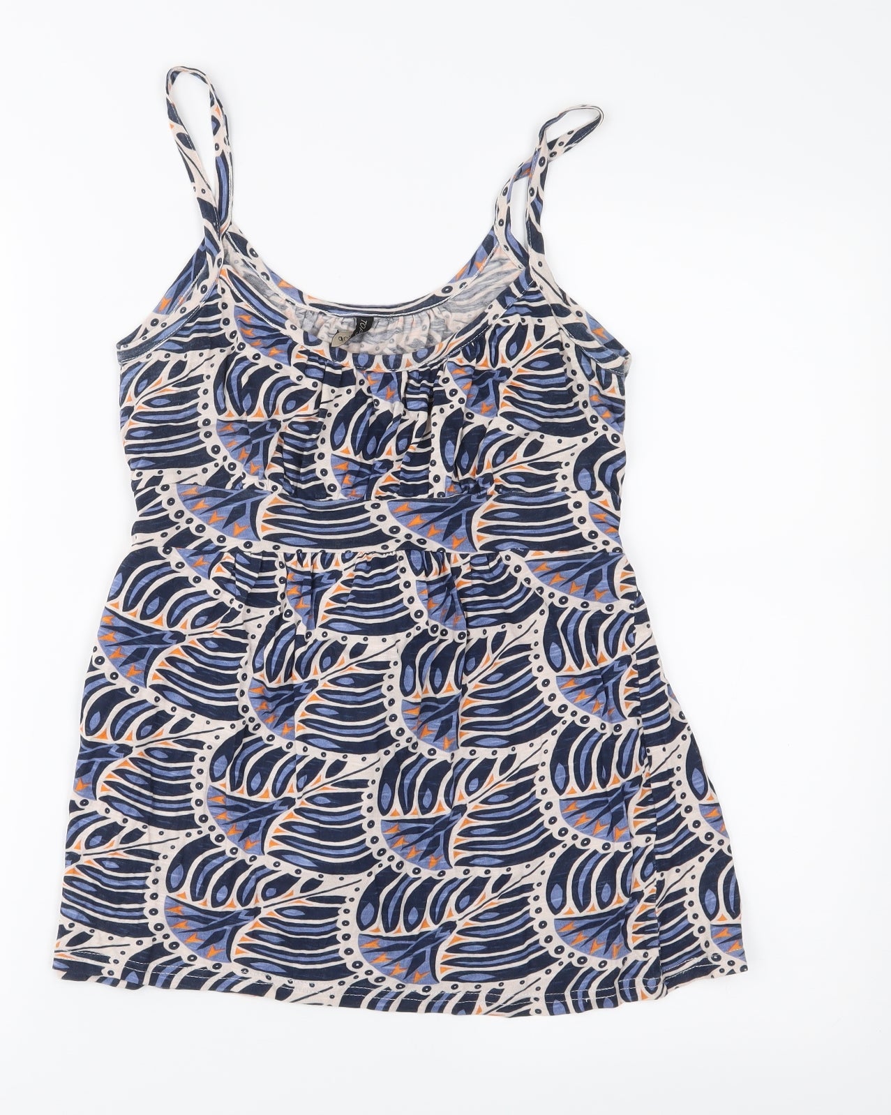 Womens UK Size 10 Topshop Blue Camisole Blouse