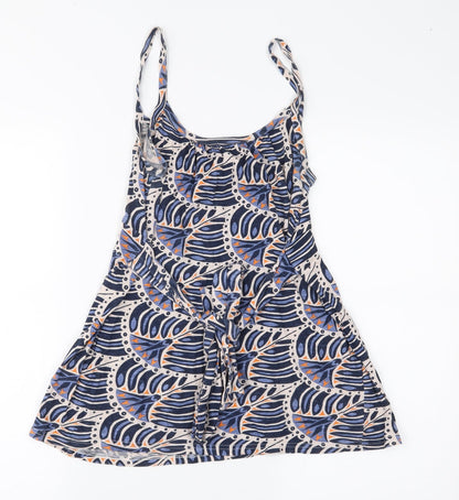 Womens UK Size 10 Topshop Blue Camisole Blouse