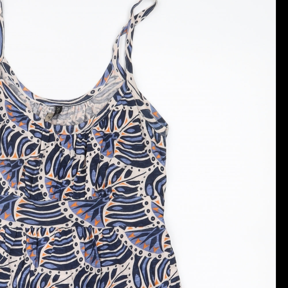 Womens UK Size 10 Topshop Blue Camisole Blouse
