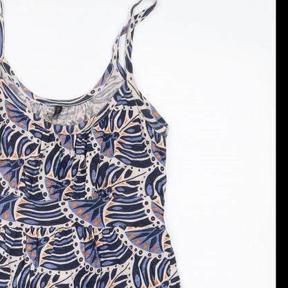 Womens UK Size 10 Topshop Blue Camisole Blouse