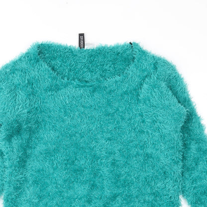 Divided Womens Green   Pullover Jumper Size S