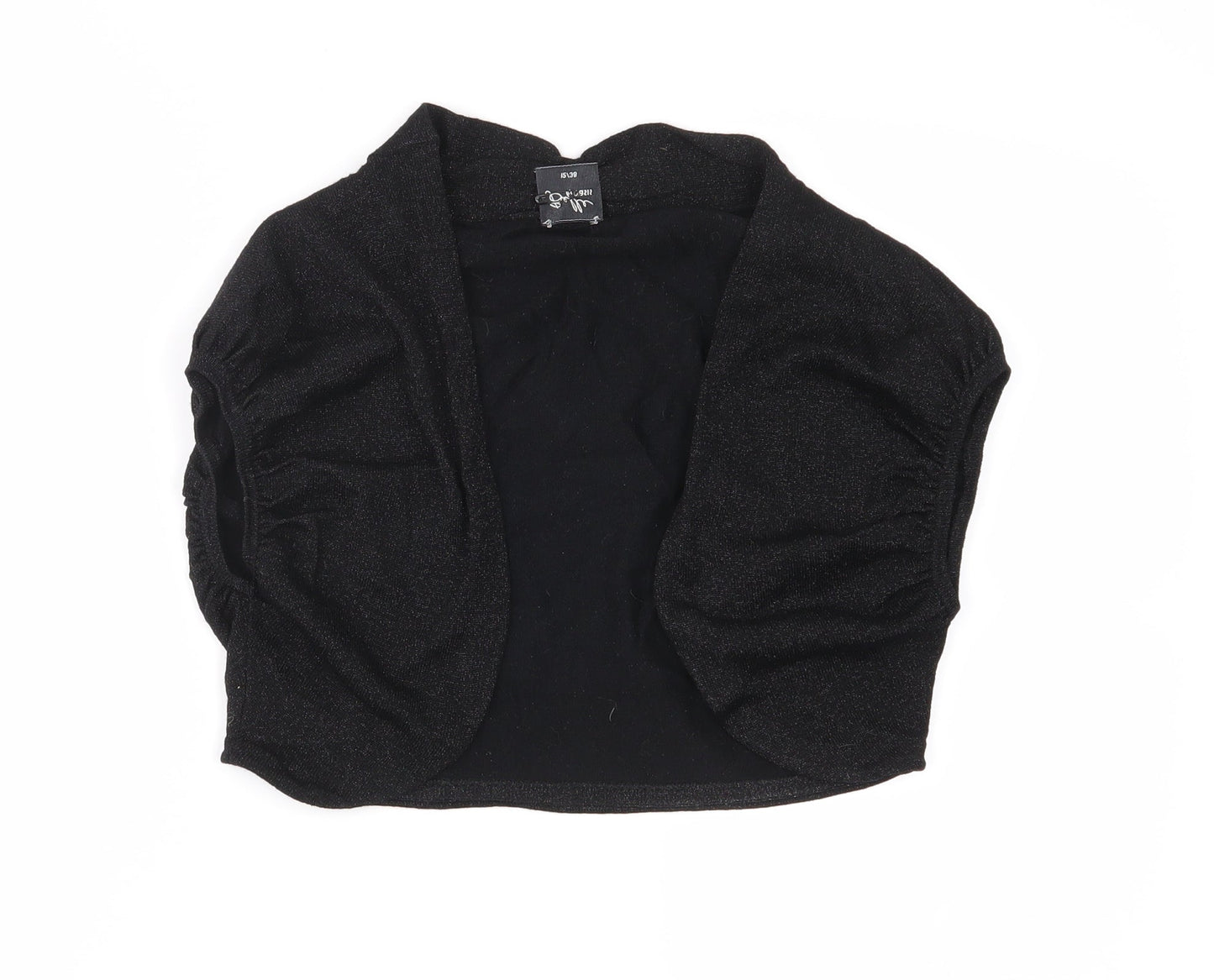 Belle Womens Black   Shrug Jumper Size 12