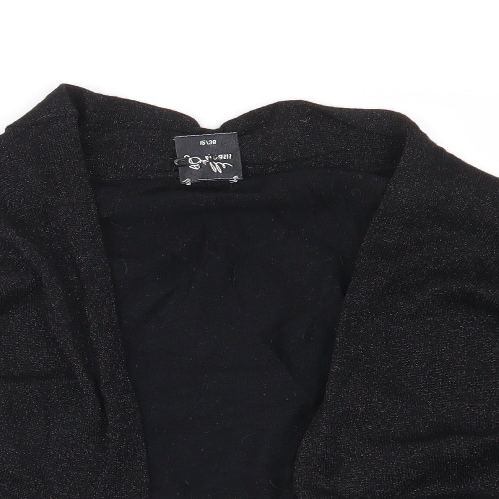 Belle Womens Black   Shrug Jumper Size 12