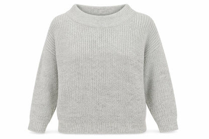 New Look Womens Grey  Knit Pullover Jumper Size M