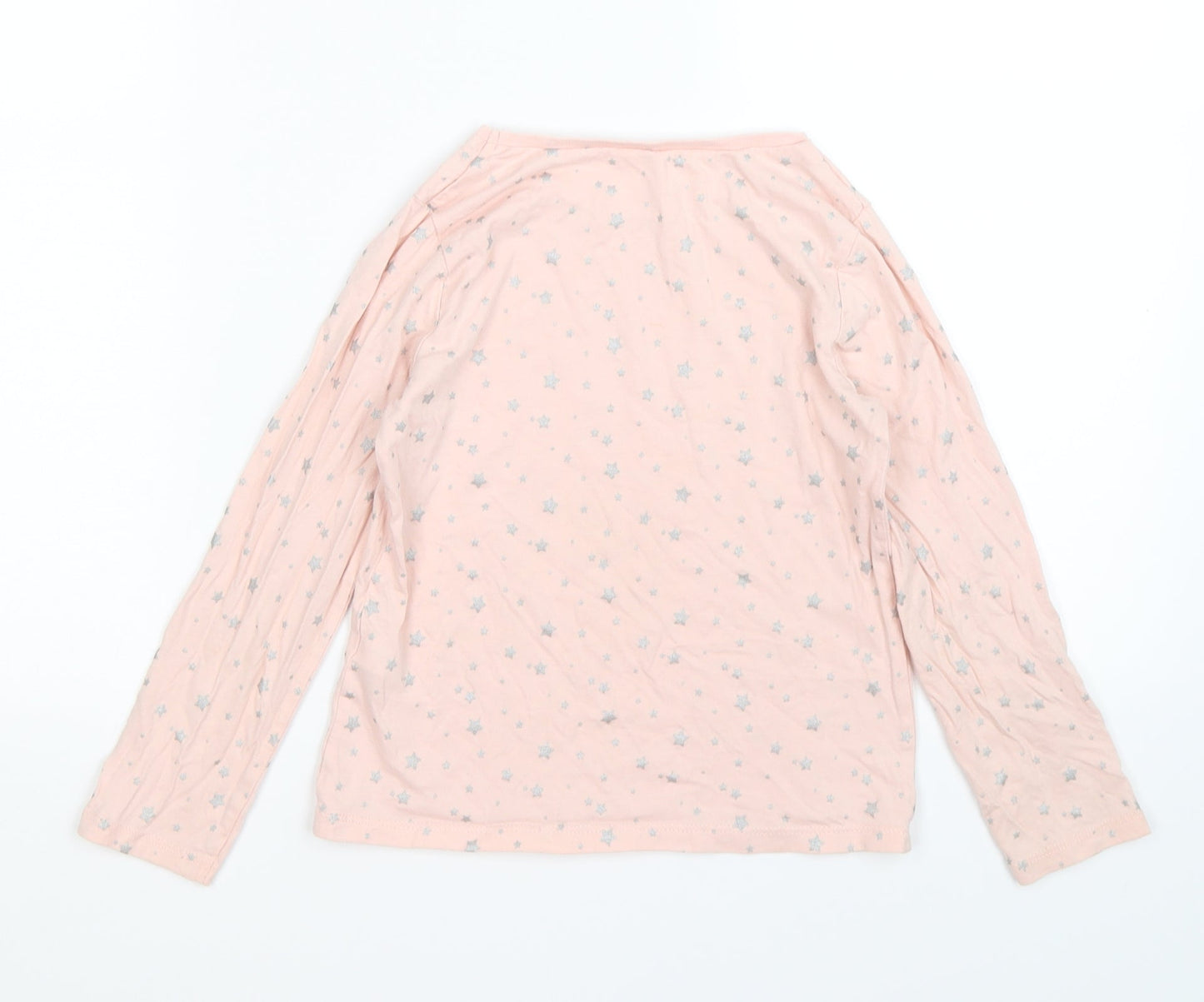 George Girls Pink Polka Dot  Basic T-Shirt Size 6-7 Years  - STARS
