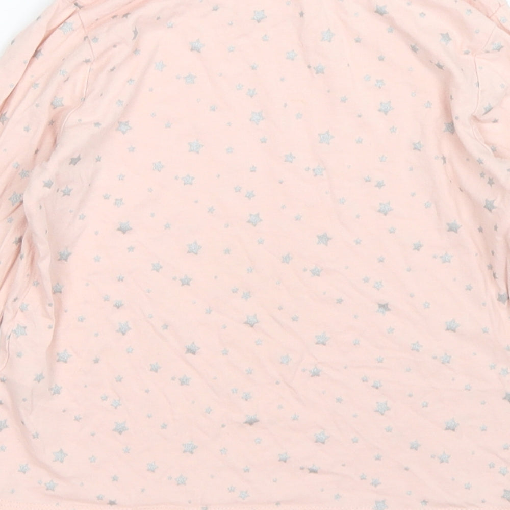 George Girls Pink Polka Dot  Basic T-Shirt Size 6-7 Years  - STARS