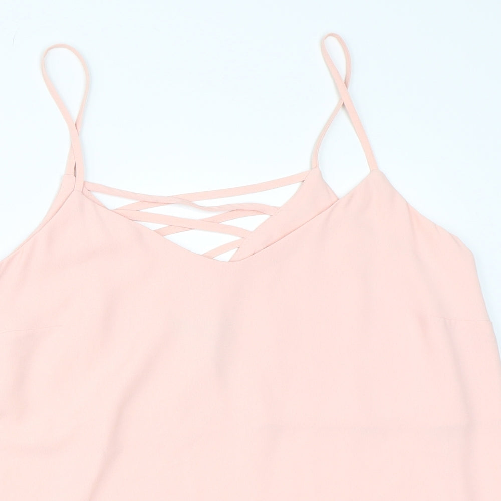 Newlook Womens Pink   Camisole Tank Size 10
