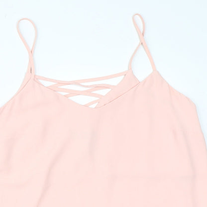 Newlook Womens Pink   Camisole Tank Size 10