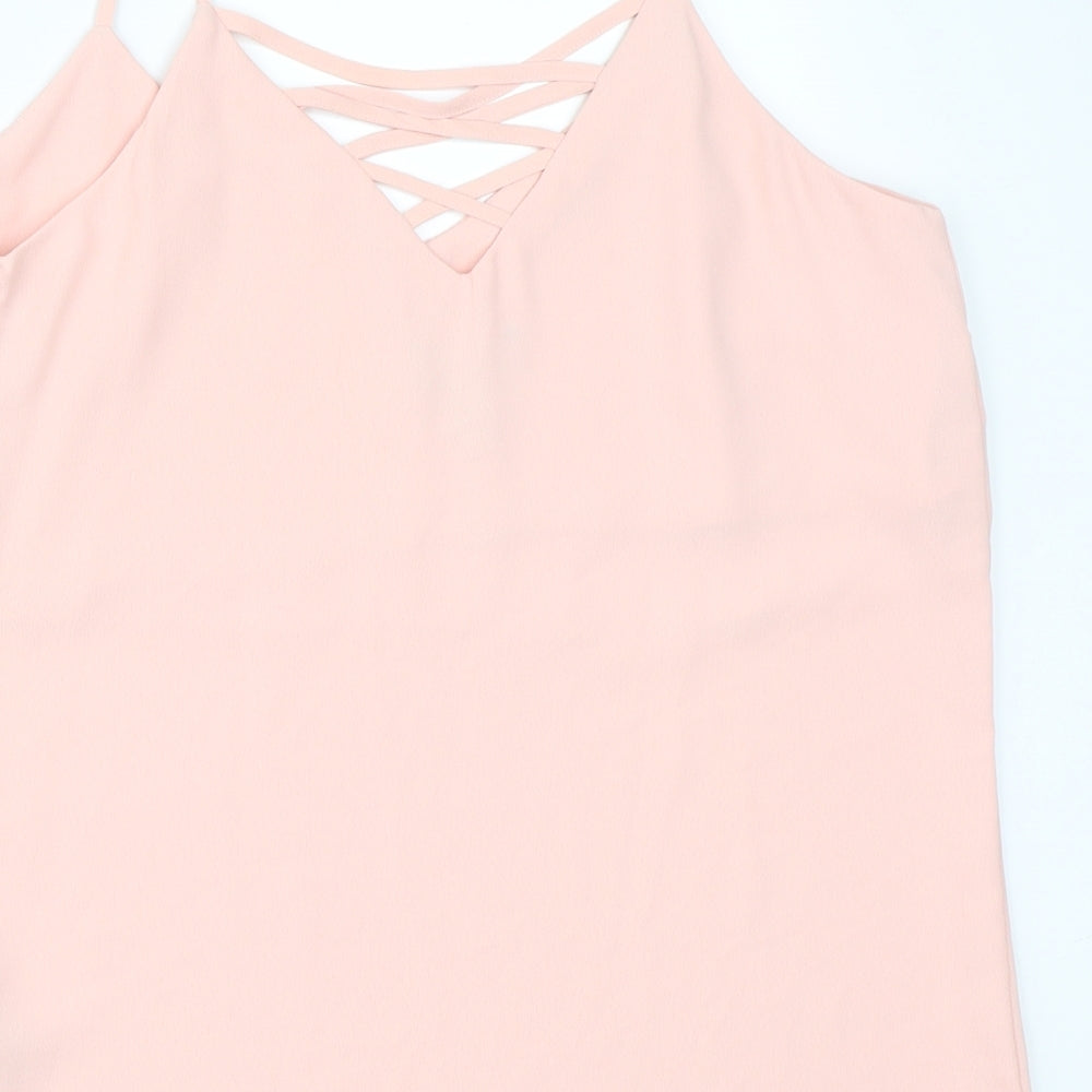 Newlook Womens Pink   Camisole Tank Size 10