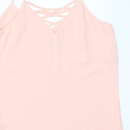 Newlook Womens Pink   Camisole Tank Size 10