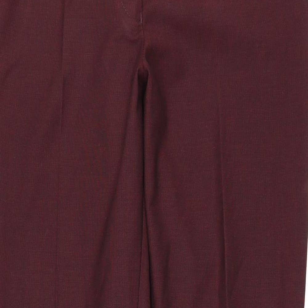 Womens UK Size 10 NEXT Regular Fit  Red Trousers