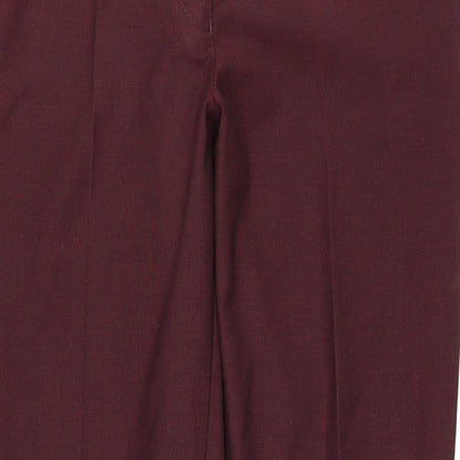 Womens UK Size 10 NEXT Regular Fit  Red Trousers