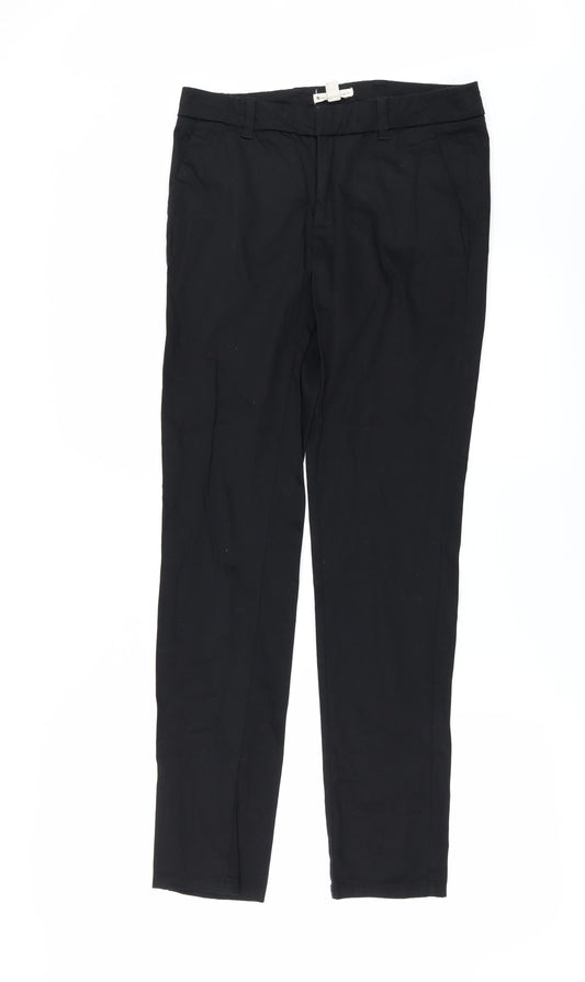 Mango Womens Black   Sweatpants Trousers Size 10 L29 in