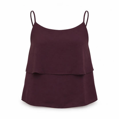 Womens UK Size 8 New Look Red Camisole Blouse