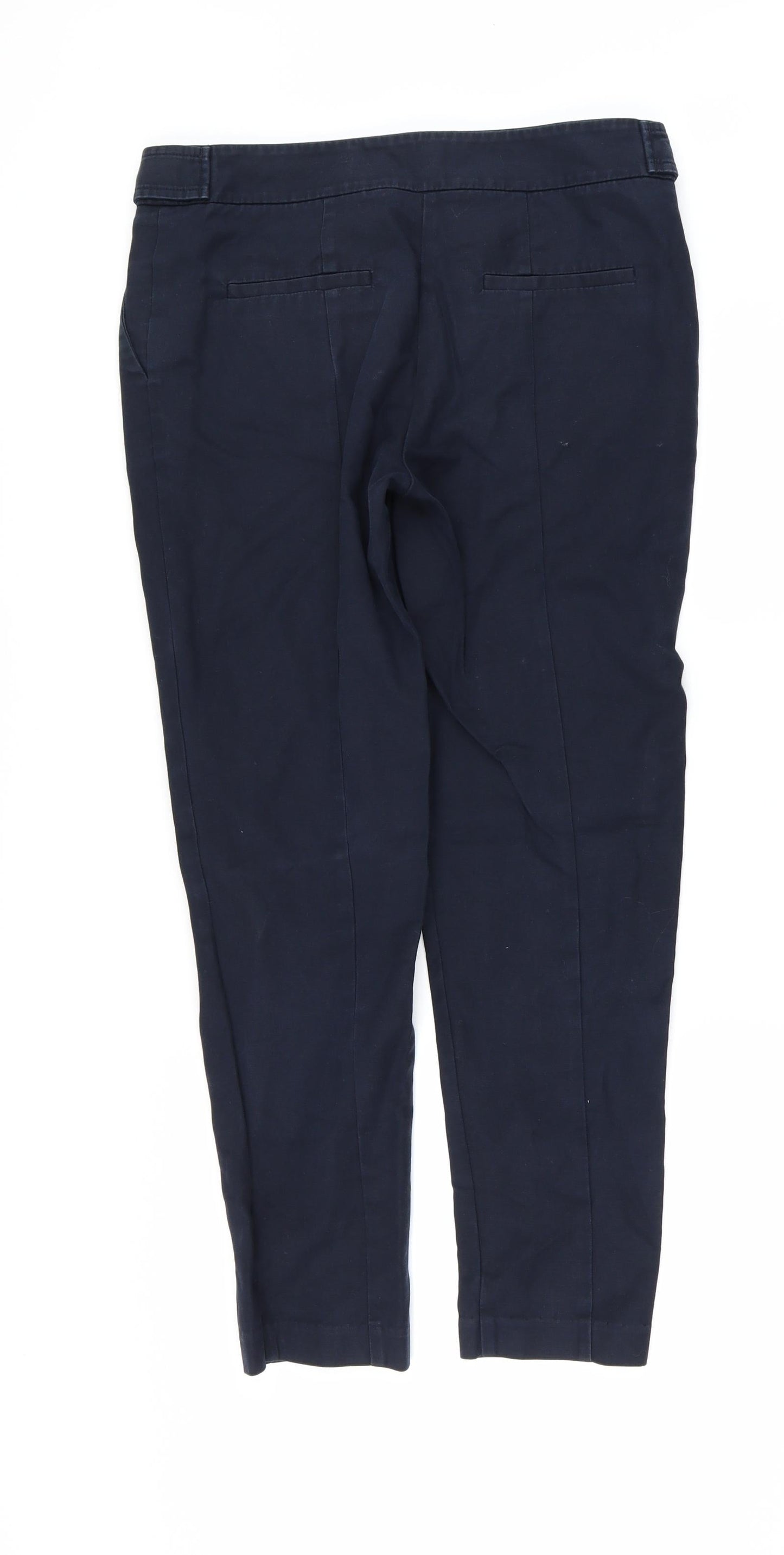 Womens UK Size 10 Oasis Regular Fit  Blue Trousers