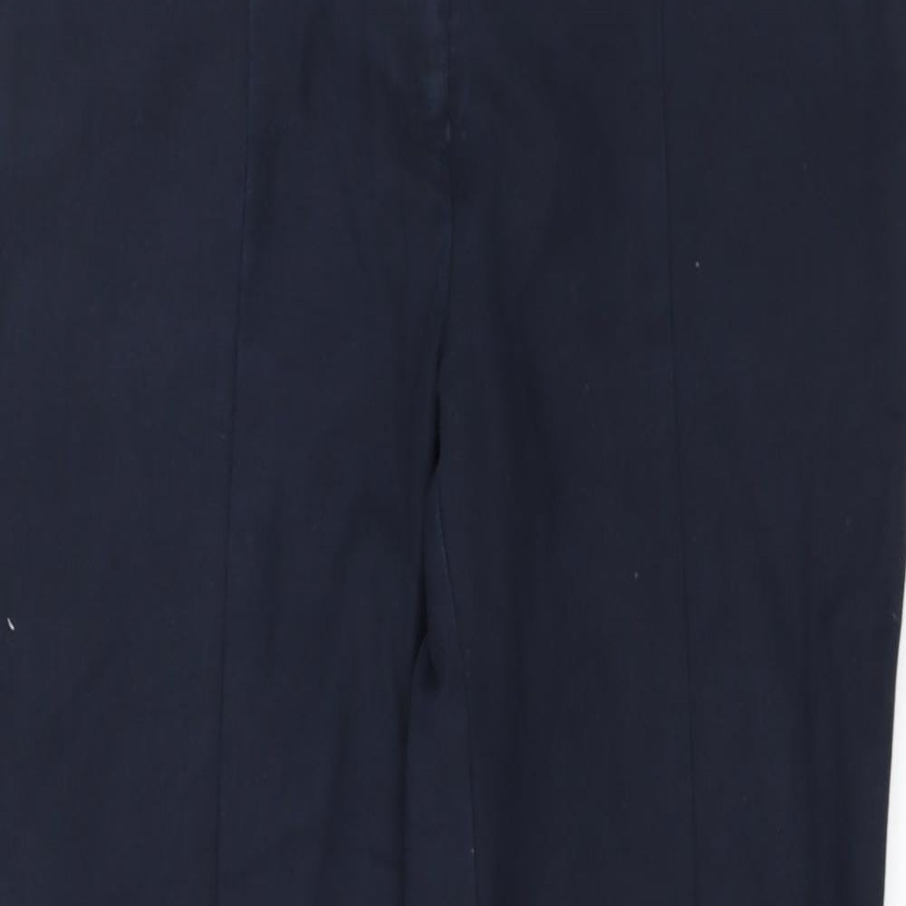 Womens UK Size 10 Oasis Regular Fit  Blue Trousers