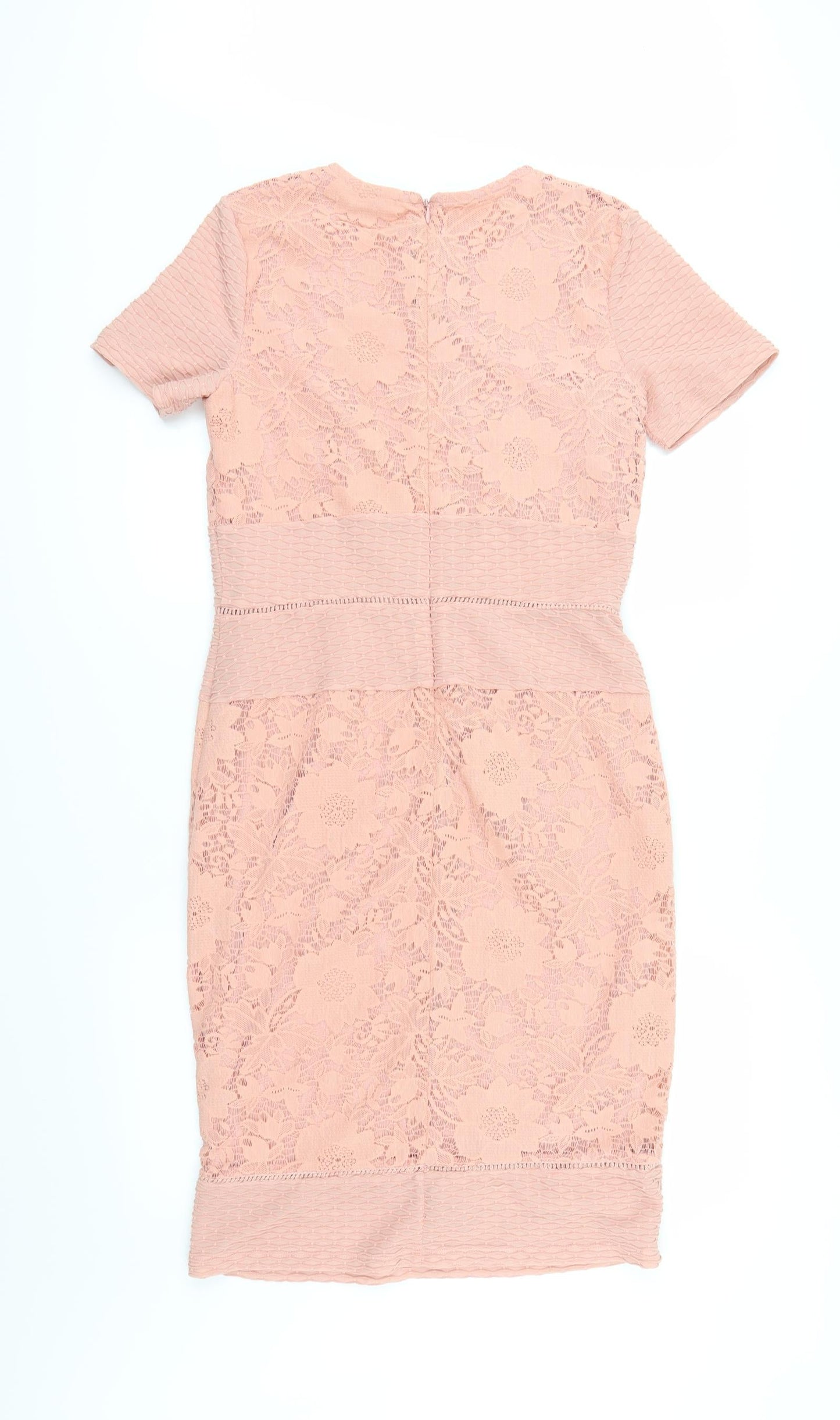 Miss Selfridge Womens Orange   Pencil Dress  Size 10