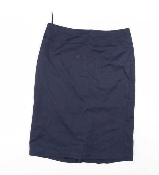 Papaya Womens Blue   Straight & Pencil Skirt Size 14