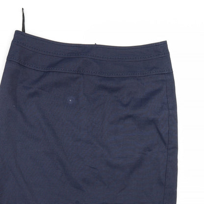 Papaya Womens Blue   Straight & Pencil Skirt Size 14