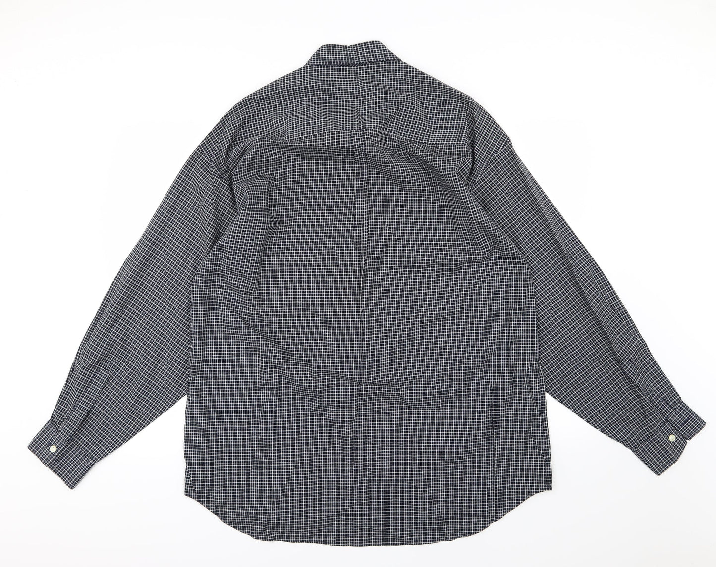 Mens UK Size L Peter Werth Blue  Button-Up Long Sleeve Casual Shirt