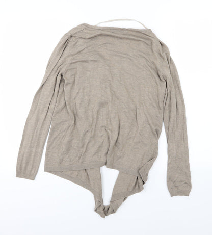 Primark Womens Brown  Knit Cardigan Jumper Size M