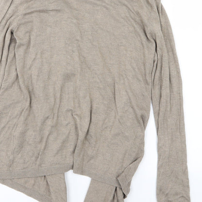 Primark Womens Brown  Knit Cardigan Jumper Size M