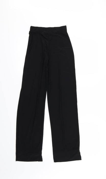 Womens UK Size 6 PRETTYLITTLETHING Regular Fit  Black Trousers