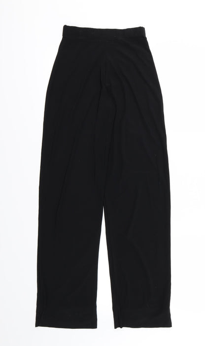Womens UK Size 6 PRETTYLITTLETHING Regular Fit  Black Trousers