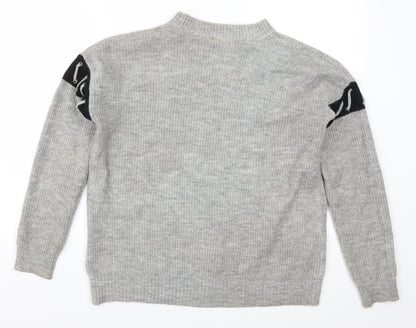 Papay Womens Grey   Pullover Jumper Size M
