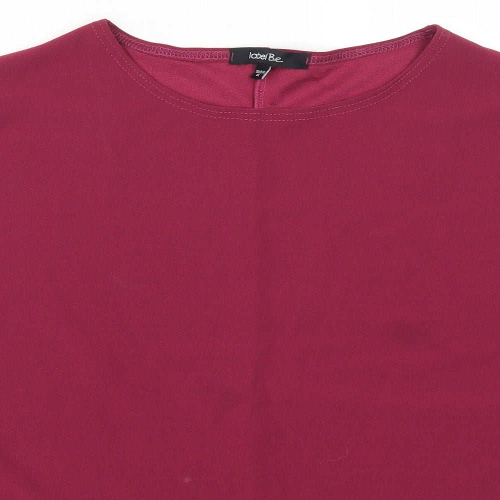 Womens UK Size 12 Label Be Pink Basic T-Shirt